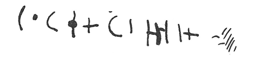 inscription of siglum C 566