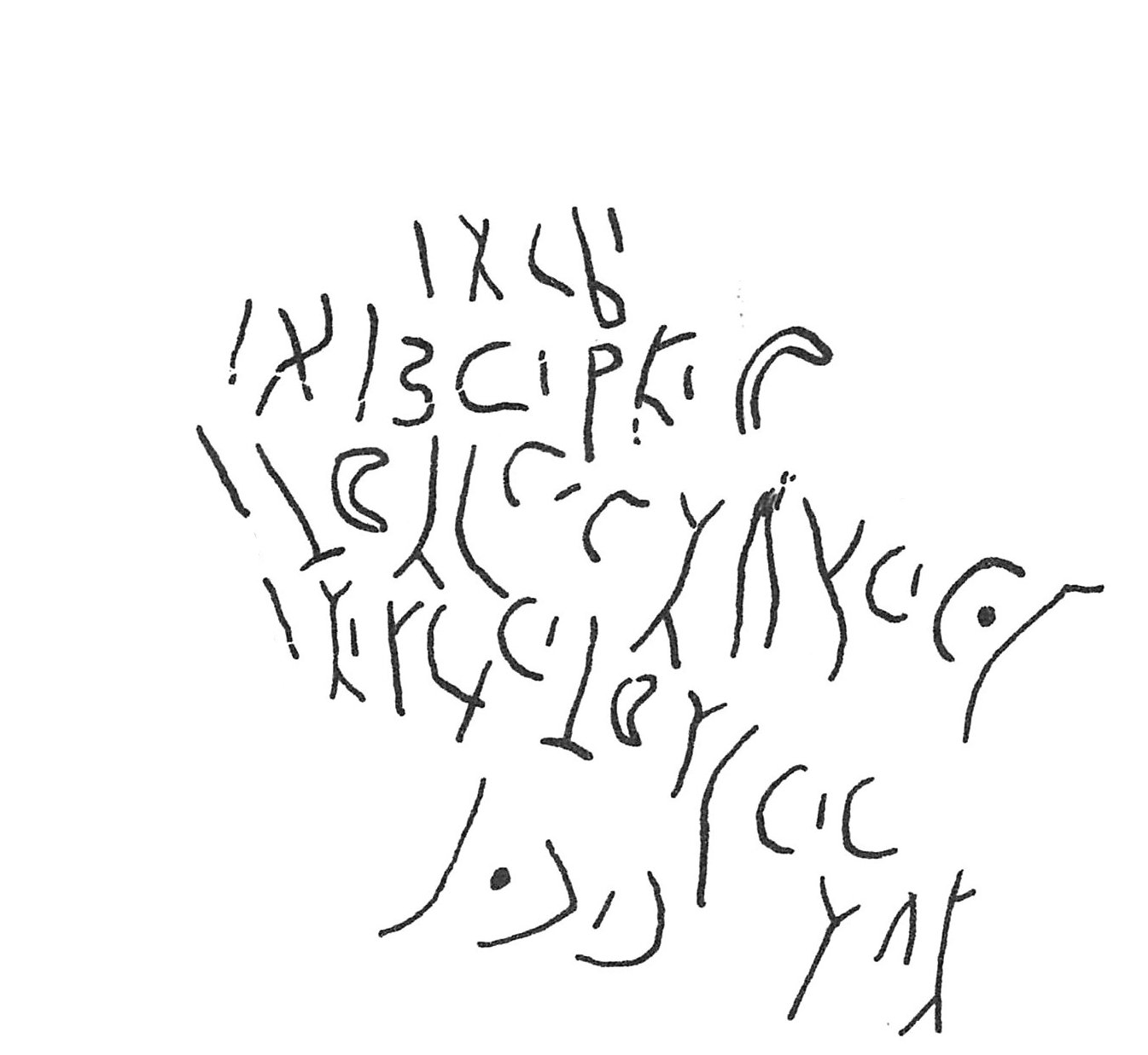 inscription of siglum C 576