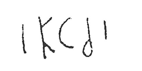 inscription of siglum C 576