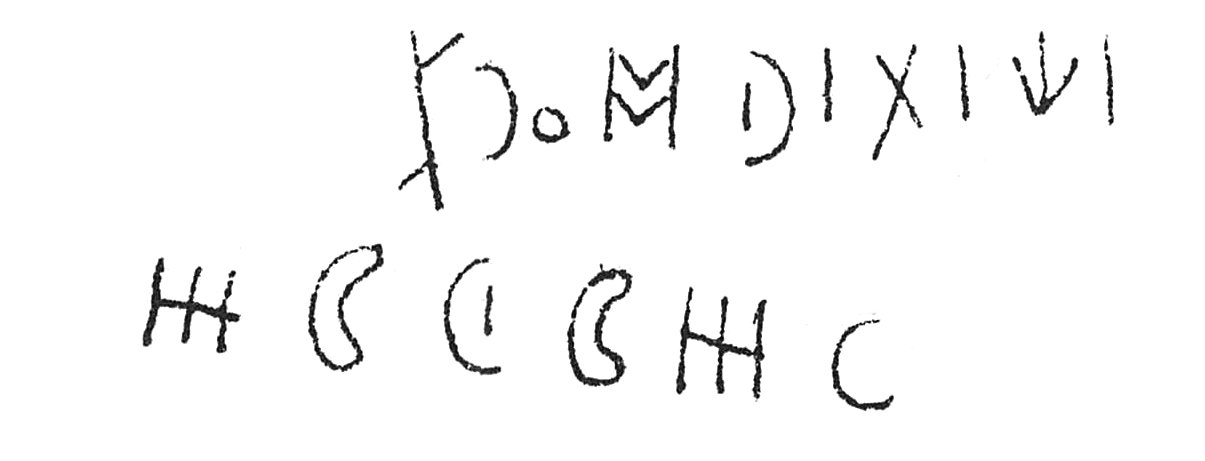 inscription of siglum C 581