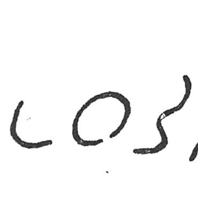 inscription of siglum C 587