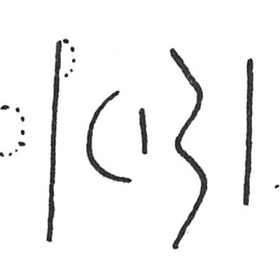 inscription of siglum C 591