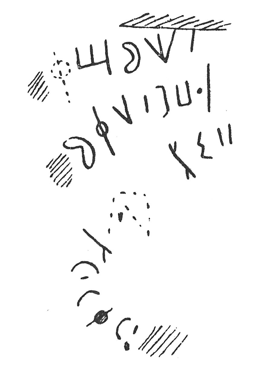 inscription of siglum C 595