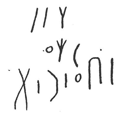 inscription of siglum C 603