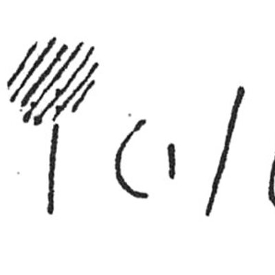 inscription of siglum C 604