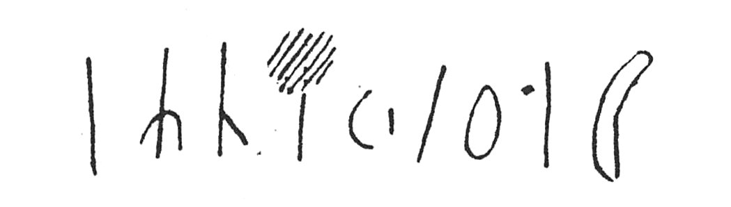 inscription of siglum C 604