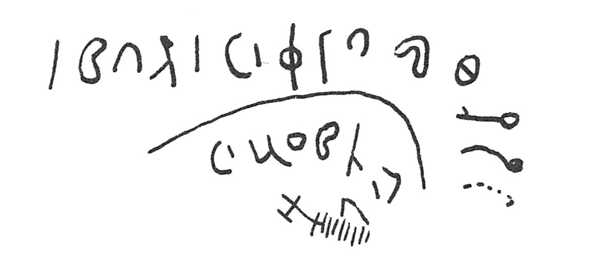 inscription of siglum C 62