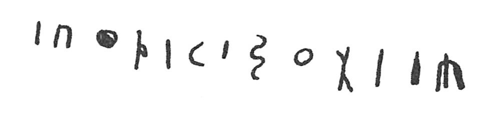 inscription of siglum C 668