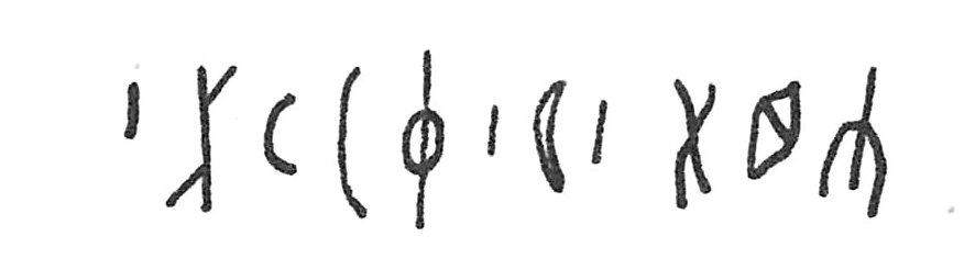 inscription of siglum C 67