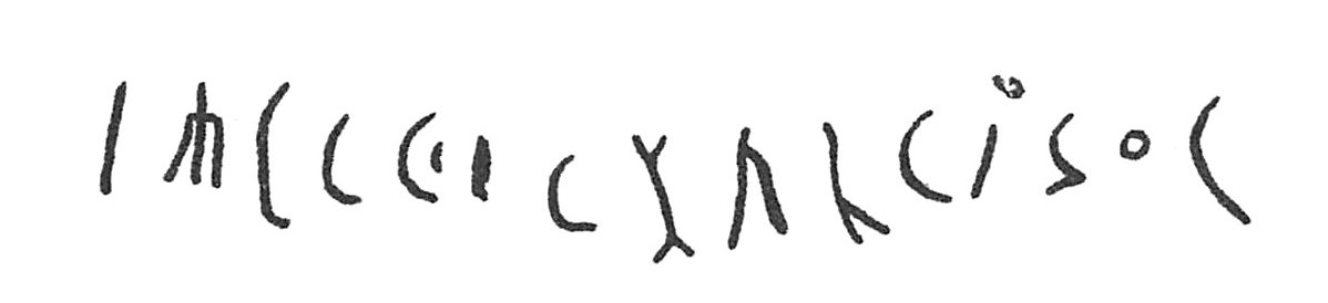 inscription of siglum C 671