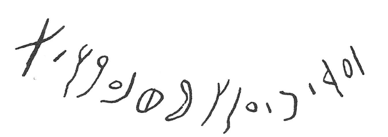 inscription of siglum C 686