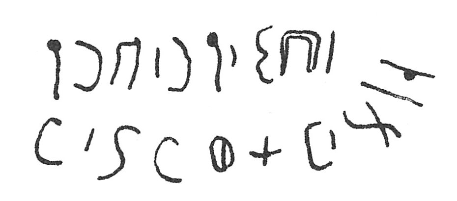 inscription of siglum C 701