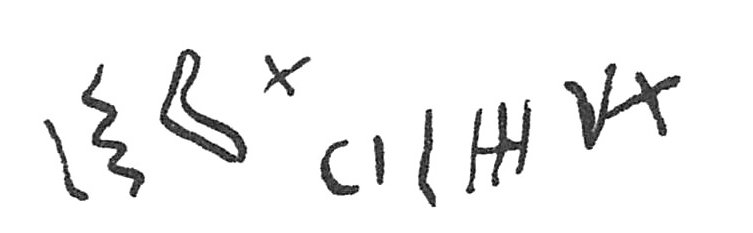 inscription of siglum C 703