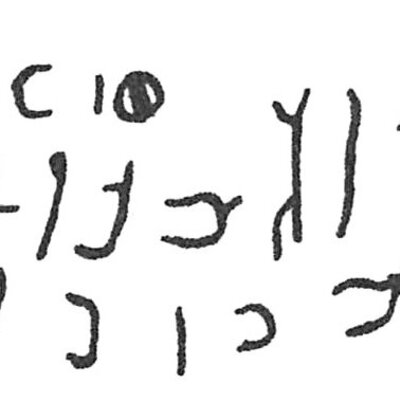 inscription of siglum C 705