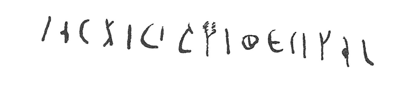 inscription of siglum C 715