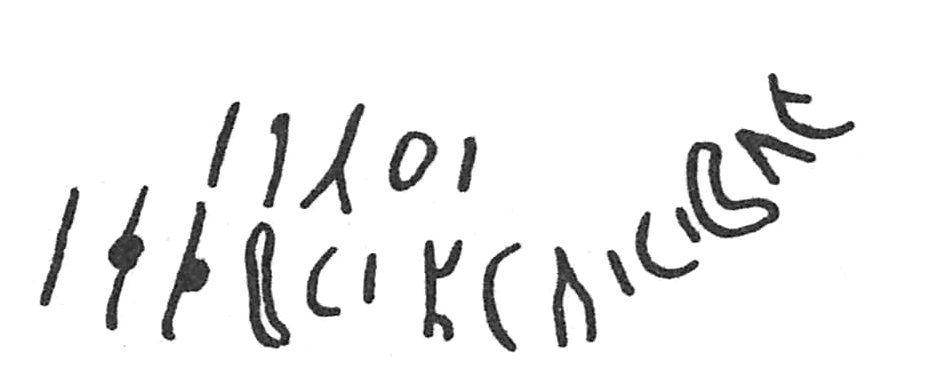 inscription of siglum C 719