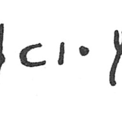 inscription of siglum C 729