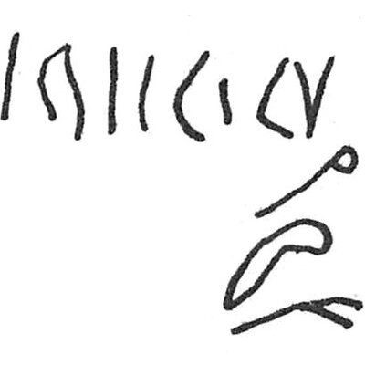 inscription of siglum C 733