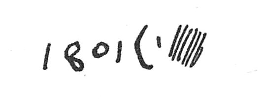 inscription of siglum C 749