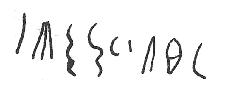 inscription of siglum C 753