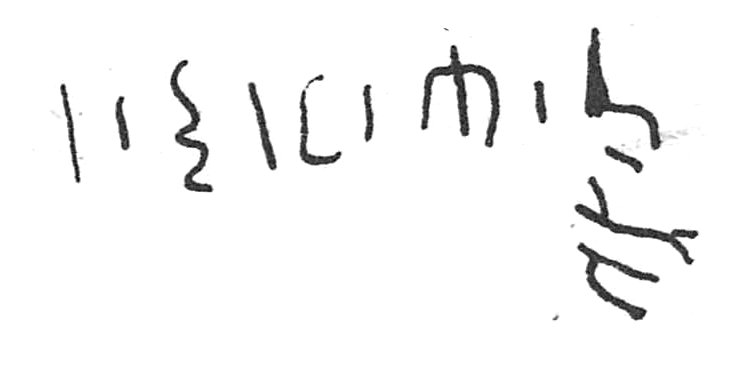 inscription of siglum C 762