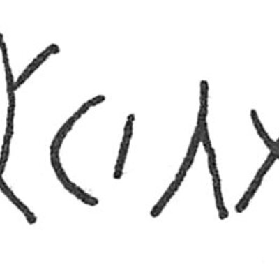 inscription of siglum C 772