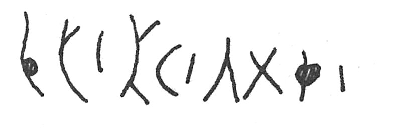 inscription of siglum C 772