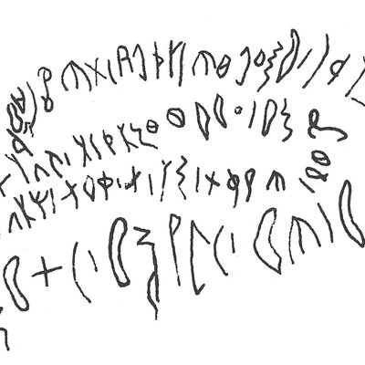 inscription of siglum C 777