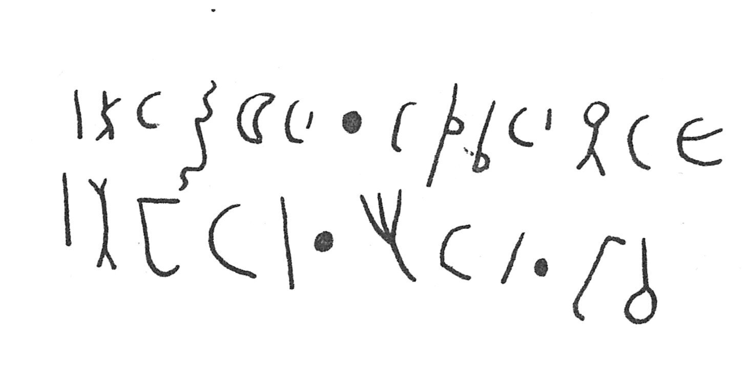 inscription of siglum C 796