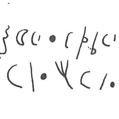 inscription of siglum C 797