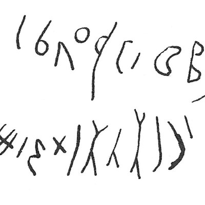 inscription of siglum C 805