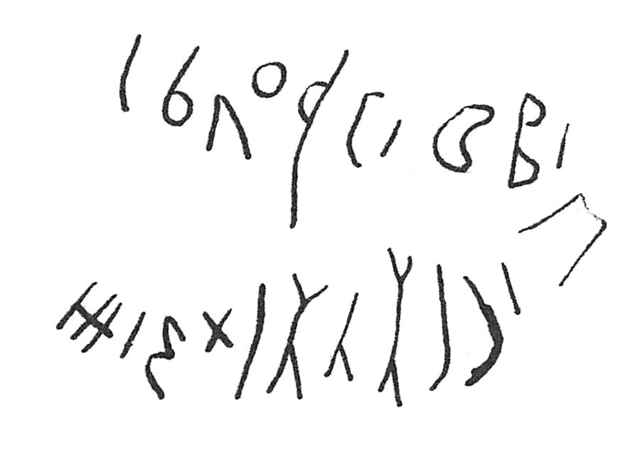 inscription of siglum C 805