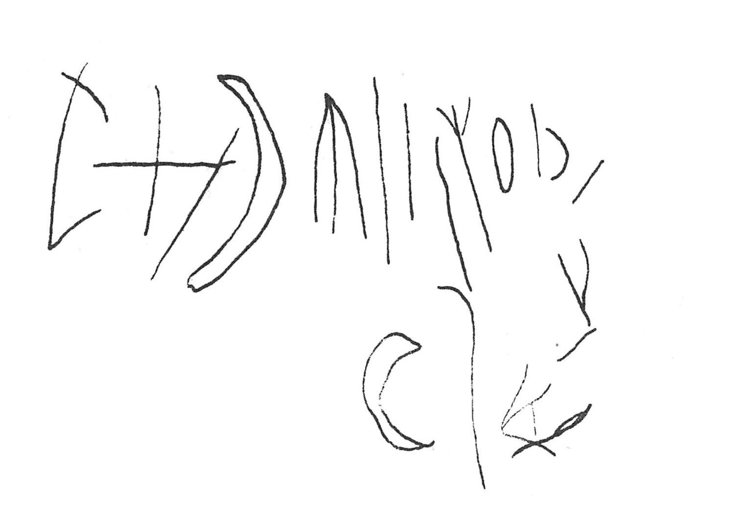 inscription of siglum C 818