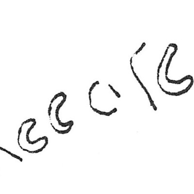 inscription of siglum C 822