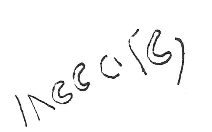 inscription of siglum C 822