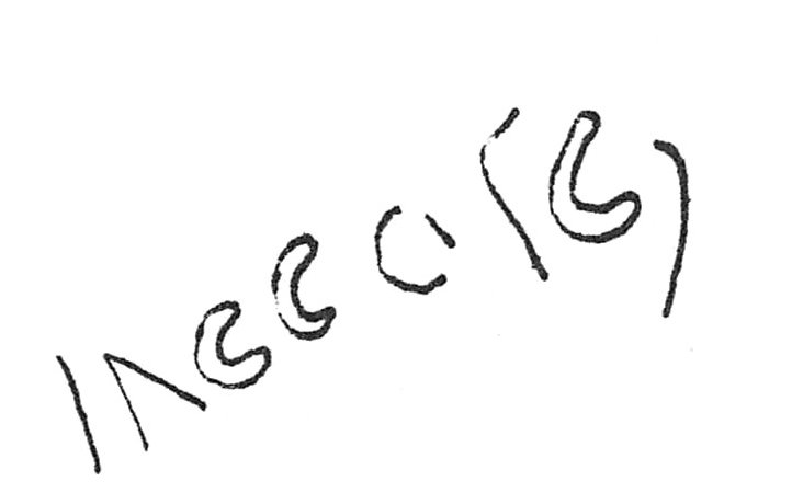 inscription of siglum C 822