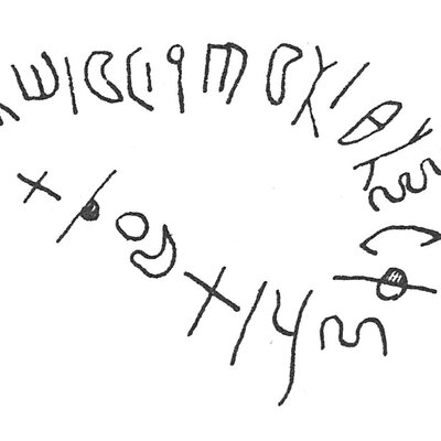 inscription of siglum C 823