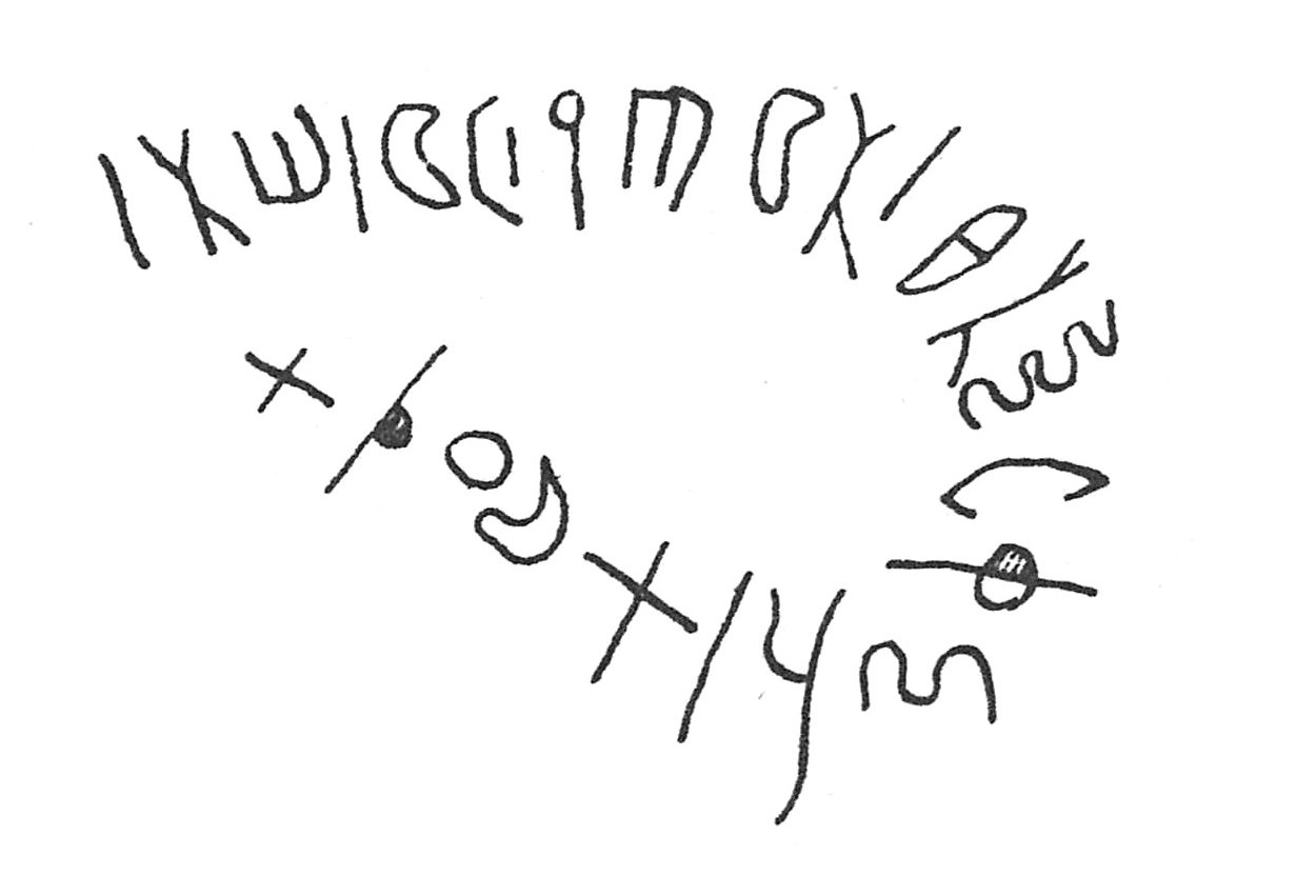 inscription of siglum C 823