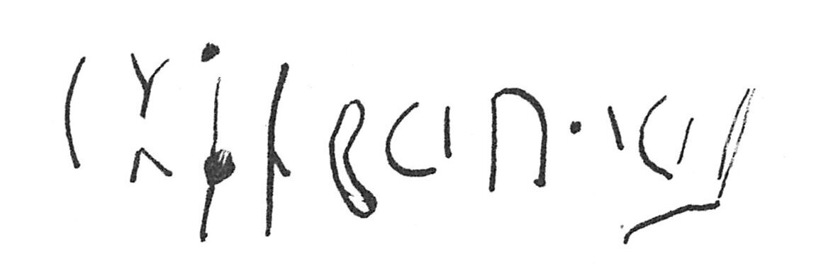 inscription of siglum C 829