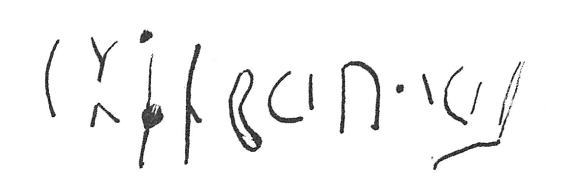 inscription of siglum C 829