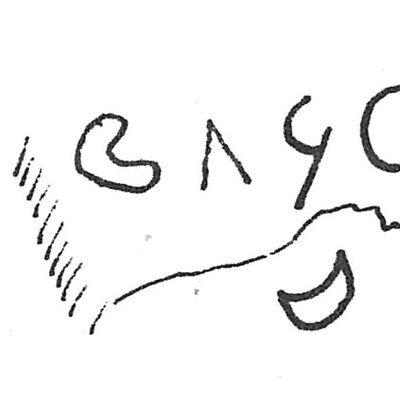 inscription of siglum C 843