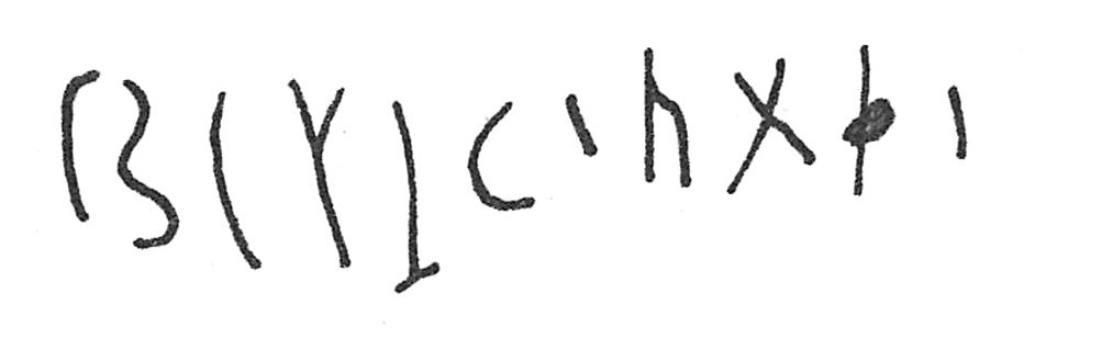 inscription of siglum C 844