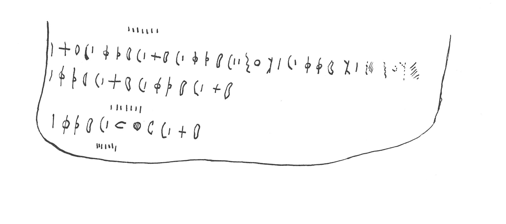 inscription of siglum C 86