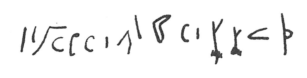 inscription of siglum C 864