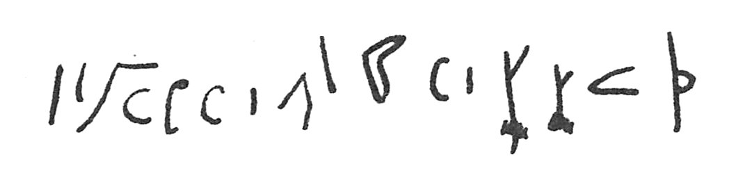 inscription of siglum C 864