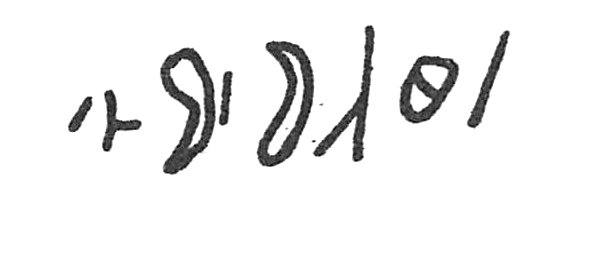 inscription of siglum C 865