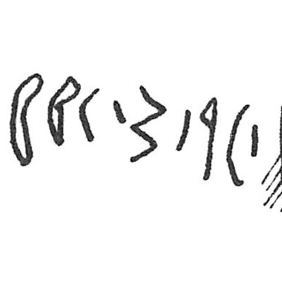 inscription of siglum C 887