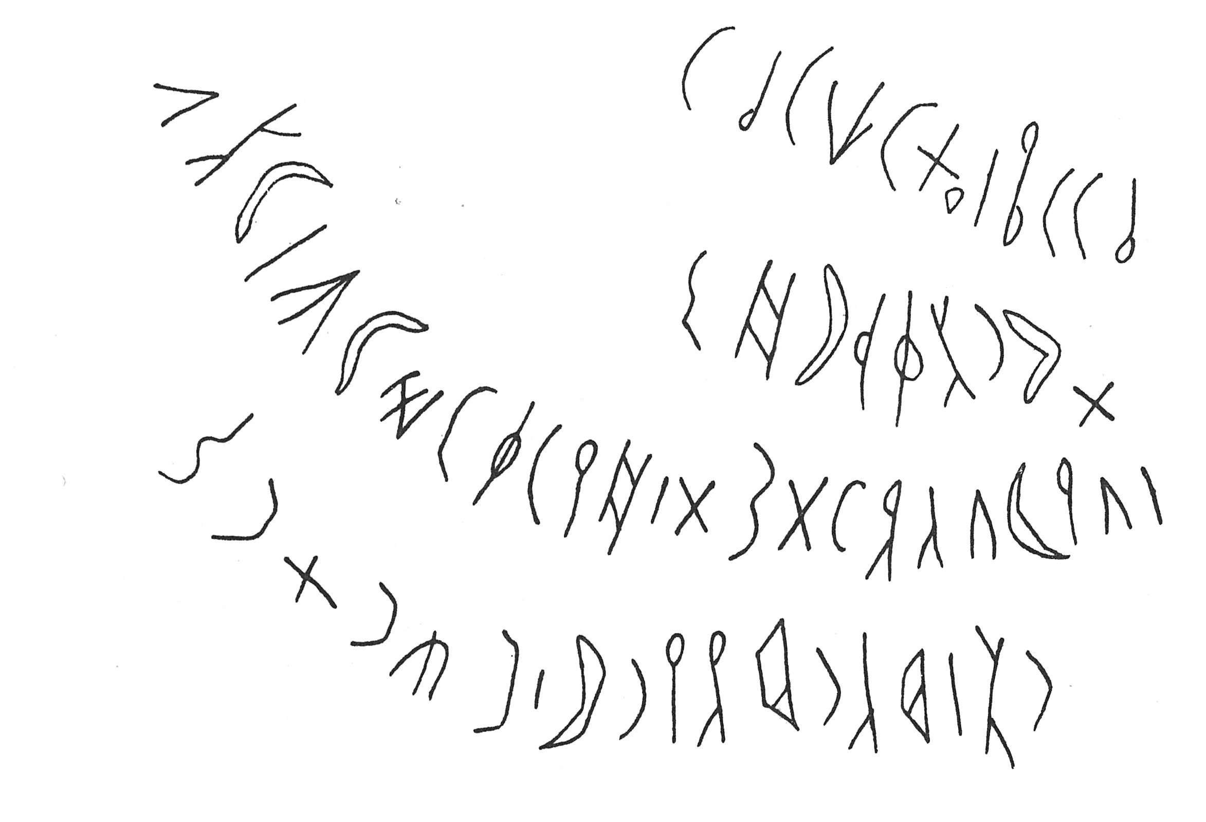 inscription of siglum C 892