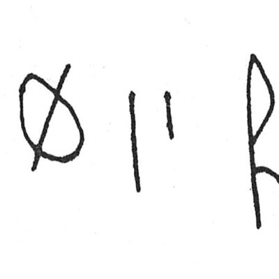 inscription of siglum C 900