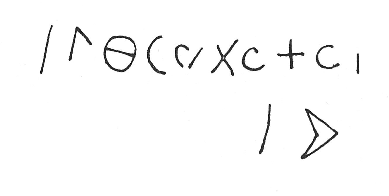 inscription of siglum C 901